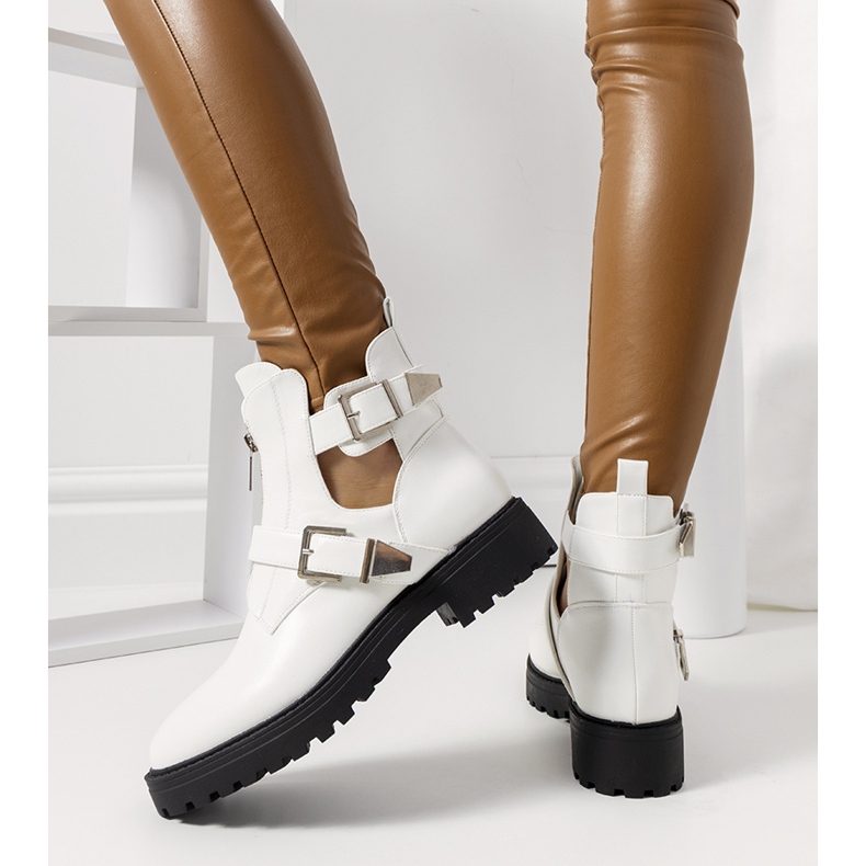 Bottes femme Sigley blanches 2