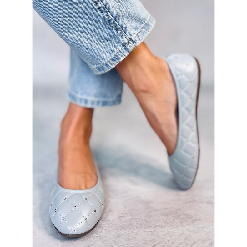 Ballerines Mesto LT.BLUE bleu 1