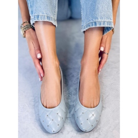 Ballerines Mesto LT.BLUE bleu 3