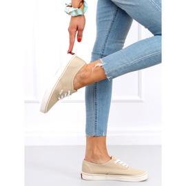 Baskets femme Fulla Kaki beige 1