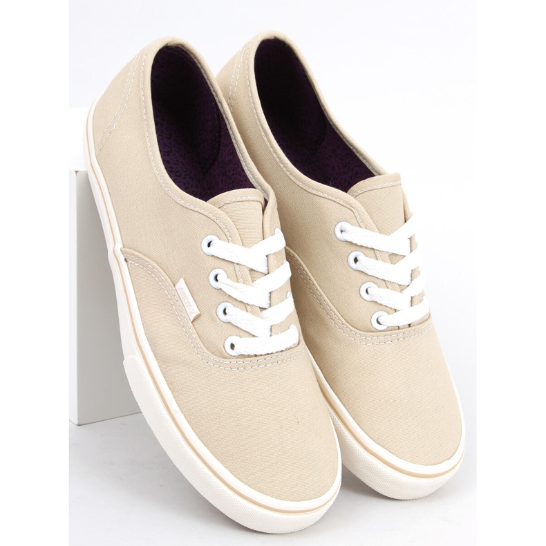 Baskets femme Fulla Kaki beige 2