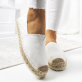 Espadrilles blanches pour femme Big Star Luigi 1