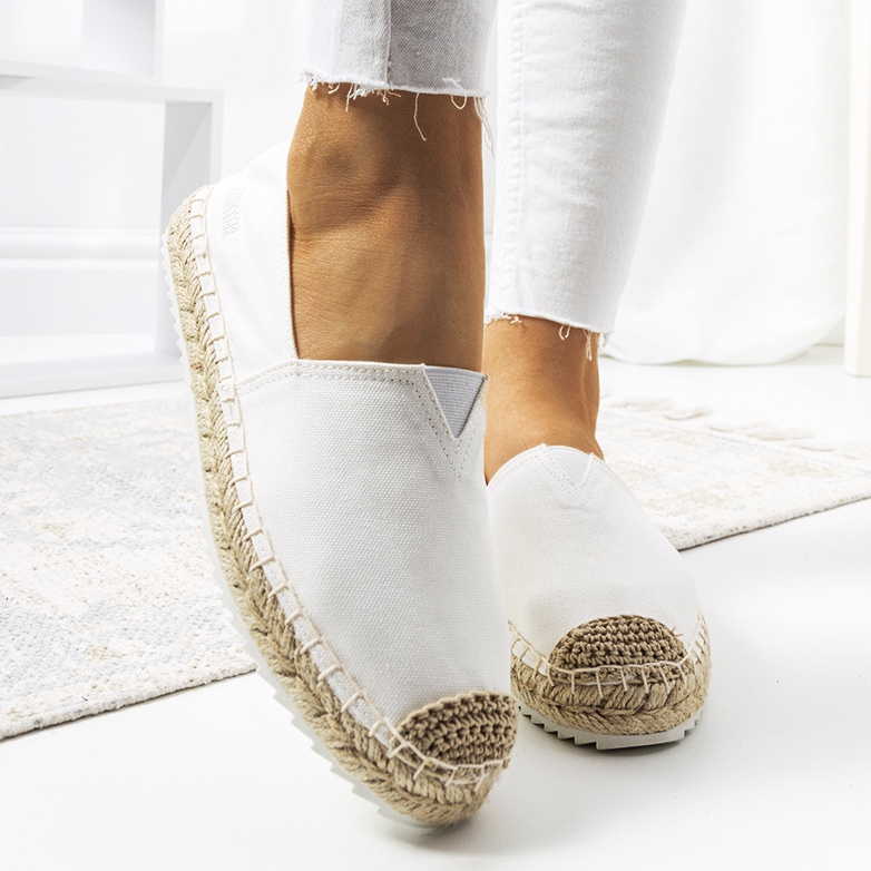 Espadrilles blanches pour femme Big Star Luigi 1