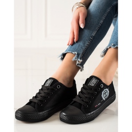 Baskets Big Star pour femme JJ274A256 noir 2