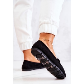 PS1 Mocassins Femme Noirs En Daim Madelyn le noir 6