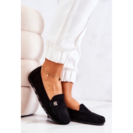 PS1 Mocassins Femme Noirs En Daim Madelyn le noir 7