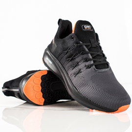 Chaussures de sport grises DK le noir 1