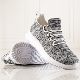 TRENDI Baskets confortables pour hommes gris 2