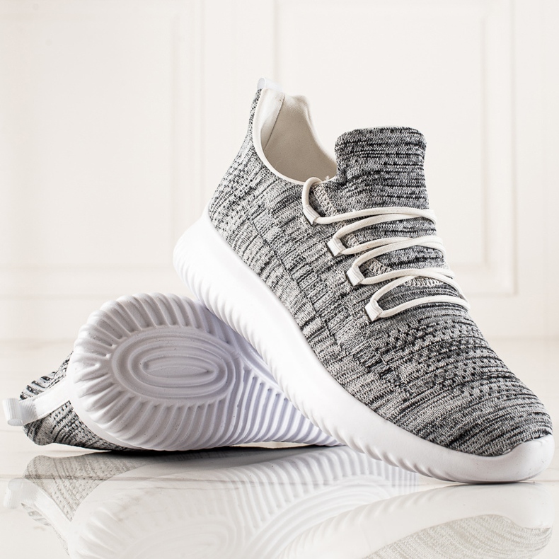 TRENDI Baskets confortables pour hommes gris 2