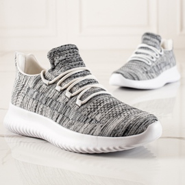 TRENDI Baskets confortables pour hommes gris 1