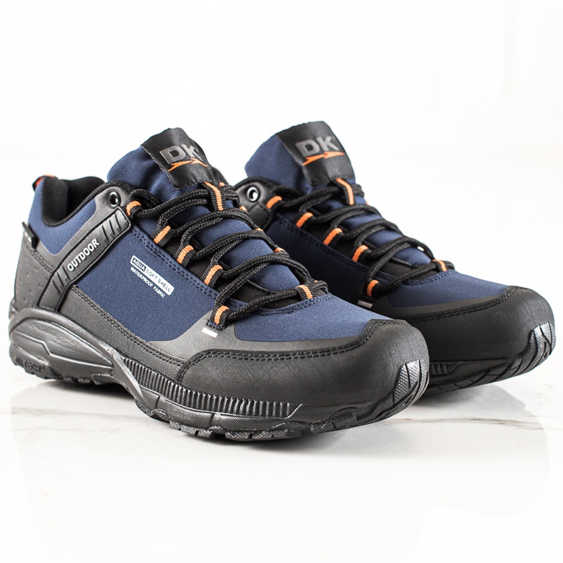 Chaussures de trekking pour hommes DK noir bleu marine 1