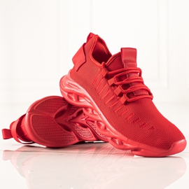 TRENDI Chaussures de sport à la mode pour hommes rouge 2