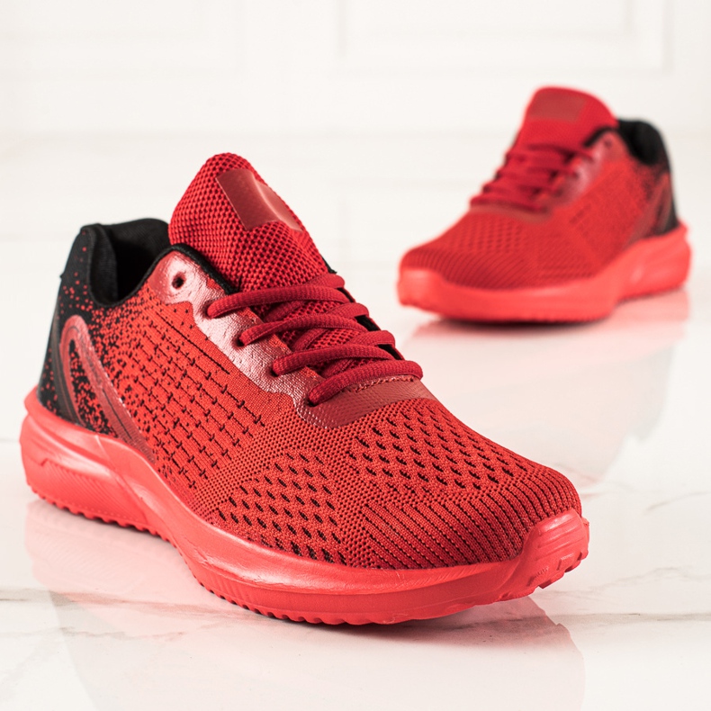 TRENDI Chaussures de sport performantes pour hommes le noir rouge 1 TRENDI Chaussures de sport performantes pour hommes le noir rouge 1