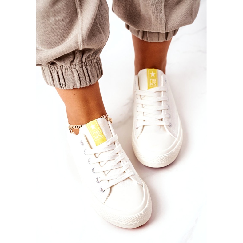 NEWS Baskets classiques à changement de couleur Ecoma pour femmes blanche multicolore 5
