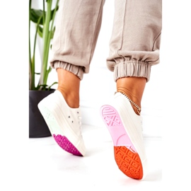 NEWS Baskets classiques à changement de couleur Ecoma pour femmes blanc multicolore 4