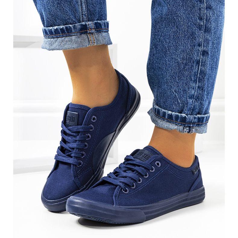 Baskets femme Big Star bleu marine JJ274067 2 Baskets femme Big Star bleu marine JJ274067 2