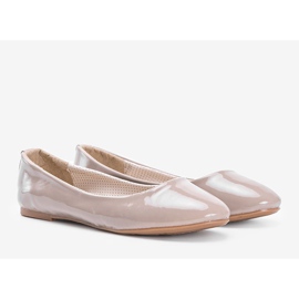 Ballerines Sixth Avenue laquées noires beige 1 Ballerines Sixth Avenue laquées noires beige 1