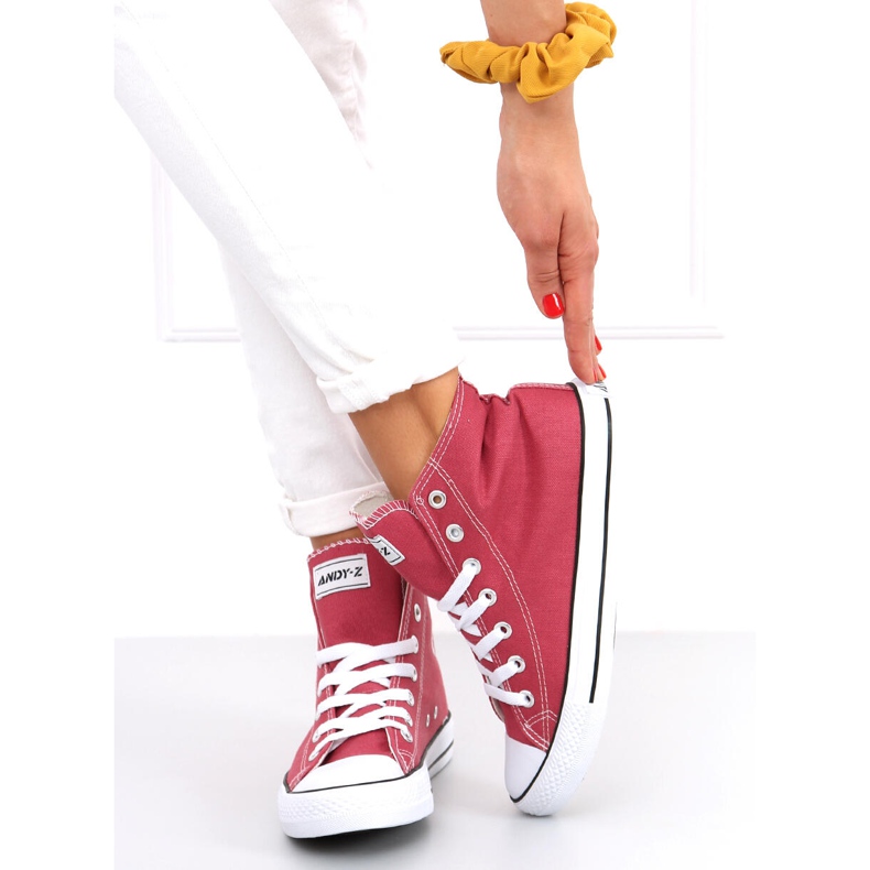 Baskets montantes Inga Blush rose 2