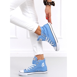 Baskets montantes Inga L.BLUE bleu 2