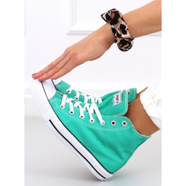 Baskets montantes Inga L.GREEN vert 1