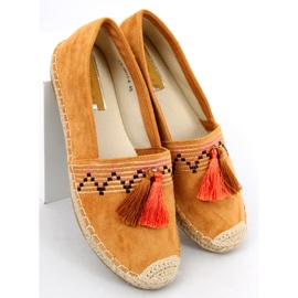 Espadrilles boho à franges Birna Camel brun 5