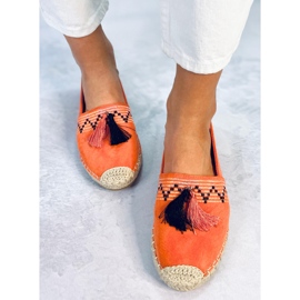 Espadrilles Boho à franges Birna Orange 3