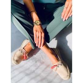Espadrilles Boho à franges Birna Beige 4