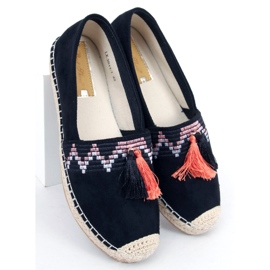 Espadrilles Boho à franges Birna Black le noir 3