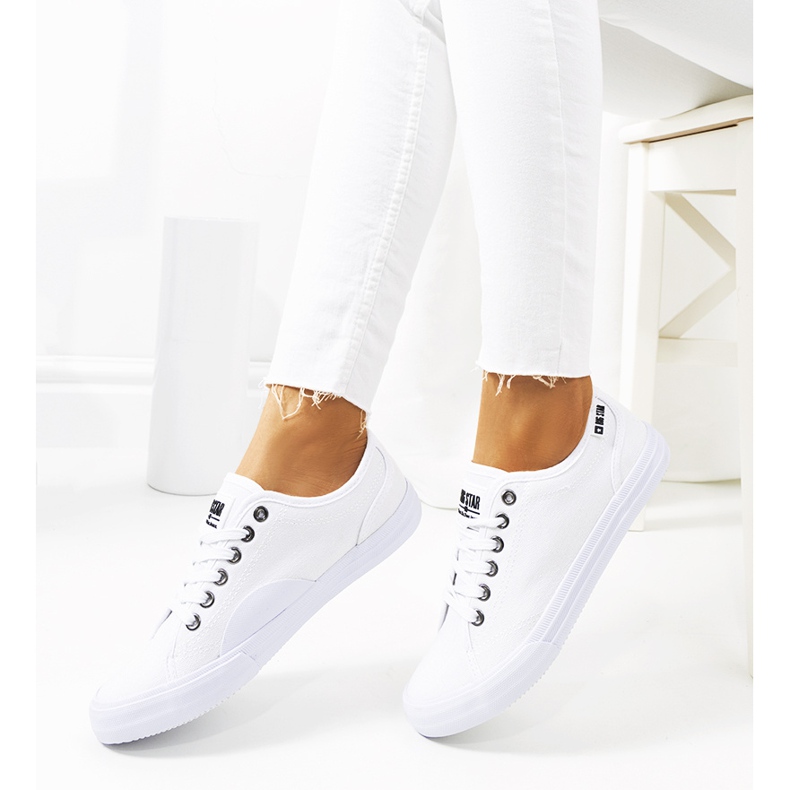 Baskets femme Big Star White W274835 blanc 1