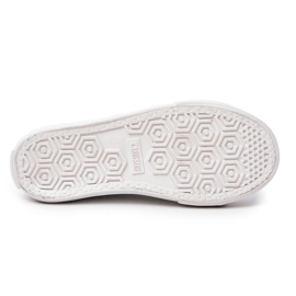 Baskets en cuir Big Star JJ374024 Blanc blanche 2
