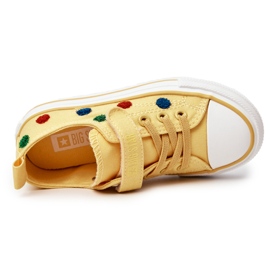 Baskets Enfant Avec Velcro Big Star JJ374056 Jaune 6