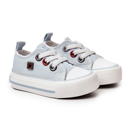 Baskets Basses Classiques Enfant Big Star HH374198 Bleu blanc 1