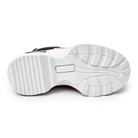 FR1 Chaussures de sport en cuir de serpent noir Gabbie le noir rose 1