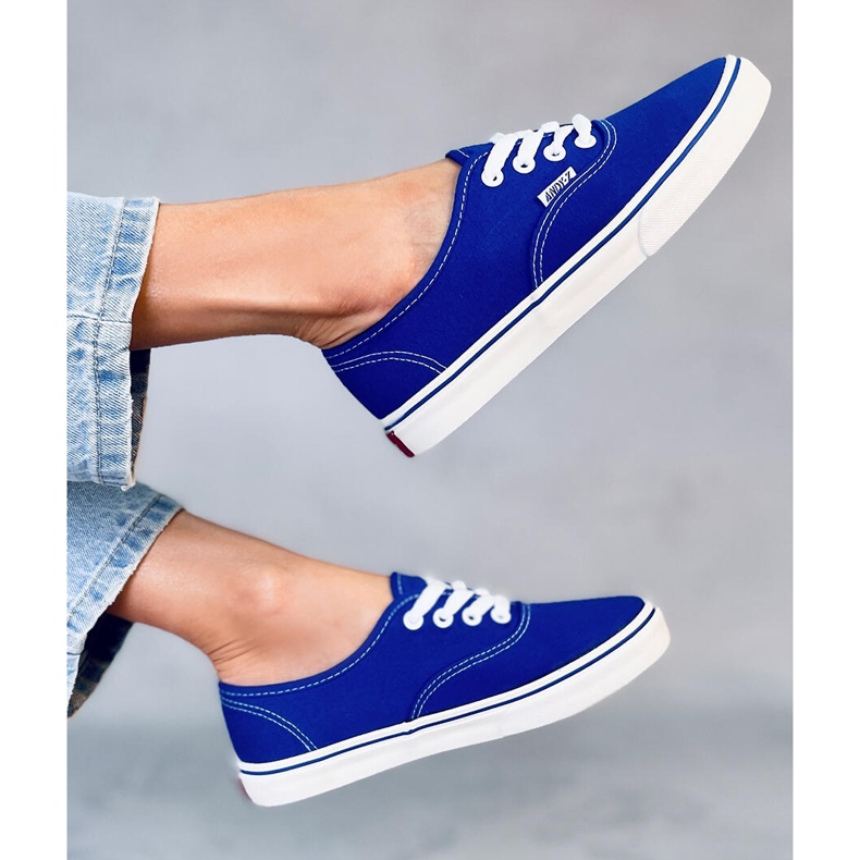 Espadrilles Aura bleues, femmes 1