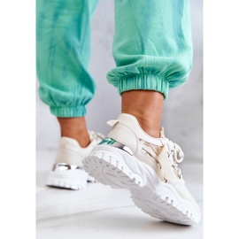 Baskets Sur Une Semelle Massive Beige Votre Style 1