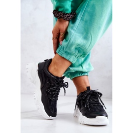 FB2 Baskets noires Your Style sur une semelle massive le noir 3
