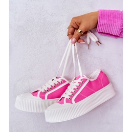 Baskets Basses Sur Plateforme Mischa Rose 1 Baskets Basses Sur Plateforme Mischa Rose 1
