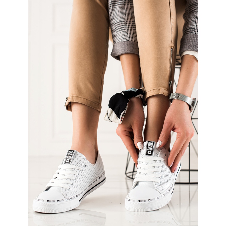 Baskets Femme Big Star FF274024 blanc 2