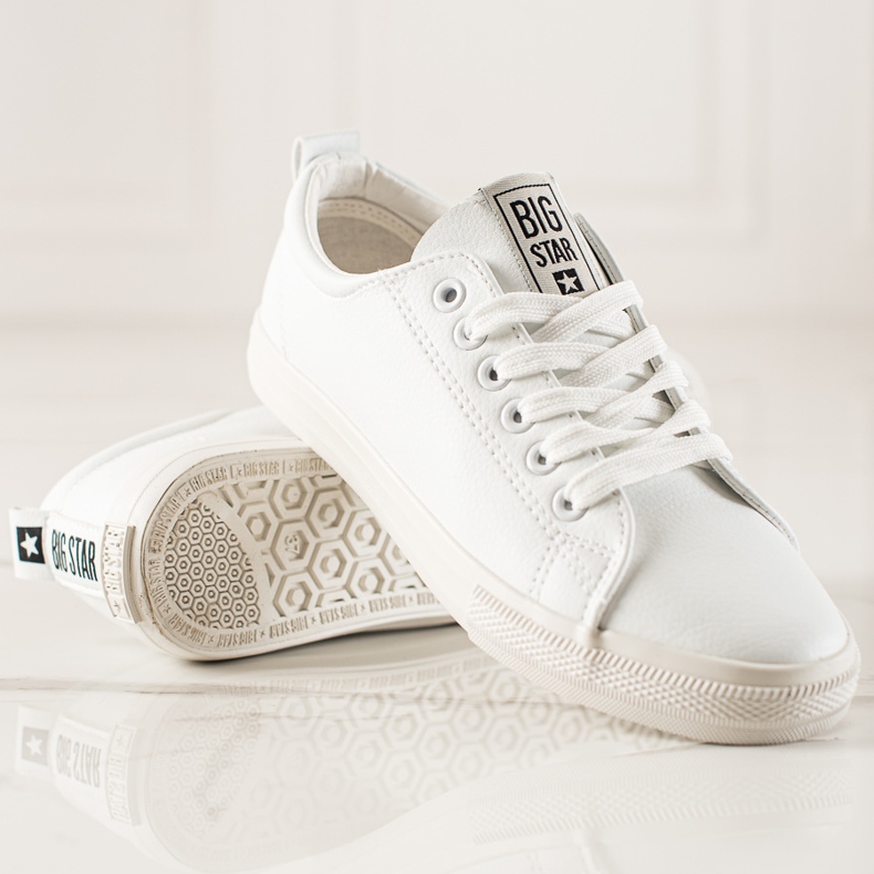 Baskets Big Star pour femmes JJ274311 blanc 1