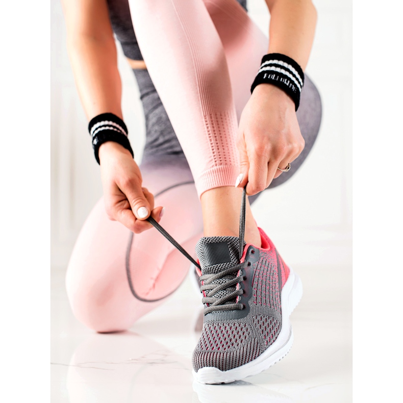 TRENDI Baskets de sport gris 1