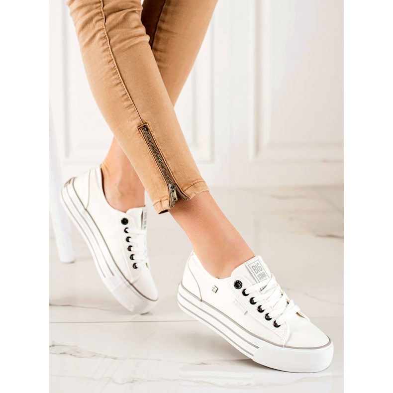 Baskets Big Star pour femme HH274052 blanche 2