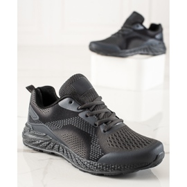 TRENDI Chaussures de sport classiques noir 1