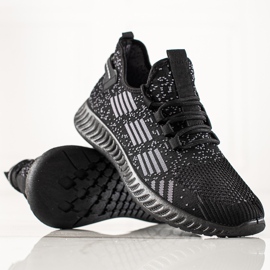 TRENDI Chaussures de sport légères pour hommes noir 1