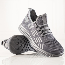 TRENDI Chaussures de sport légères pour hommes gris 1