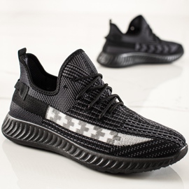 TRENDI Baskets noires pour hommes 1