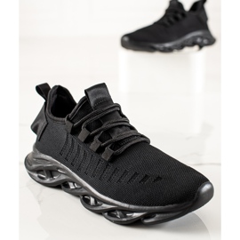 TRENDI Chaussures de sport à la mode pour hommes noir 1
