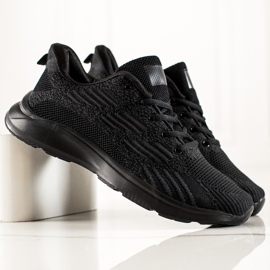 TRENDI Chaussures de sport noires classiques 2