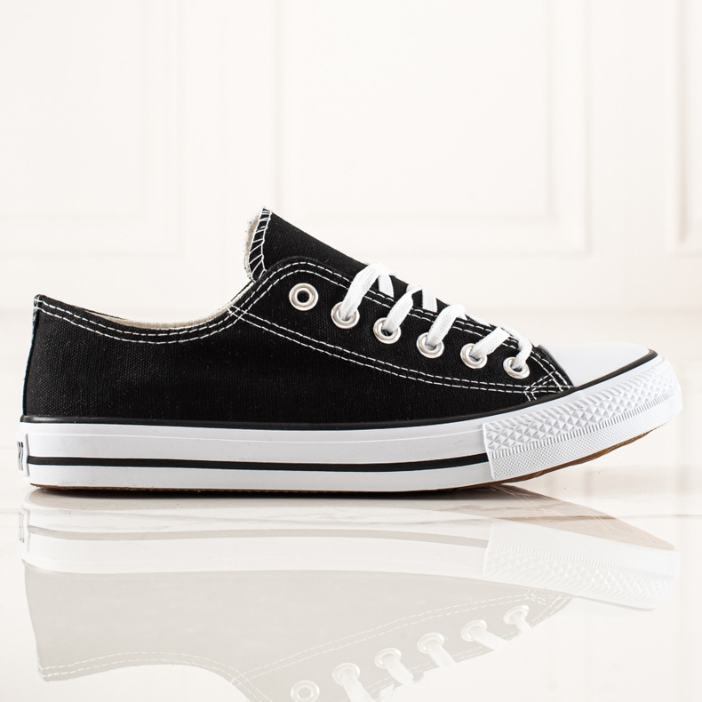 TRENDI Baskets homme noir 2
