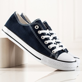TRENDI Baskets homme bleu marine 1