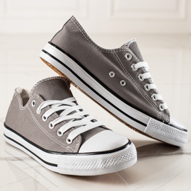 TRENDI Baskets homme gris 2